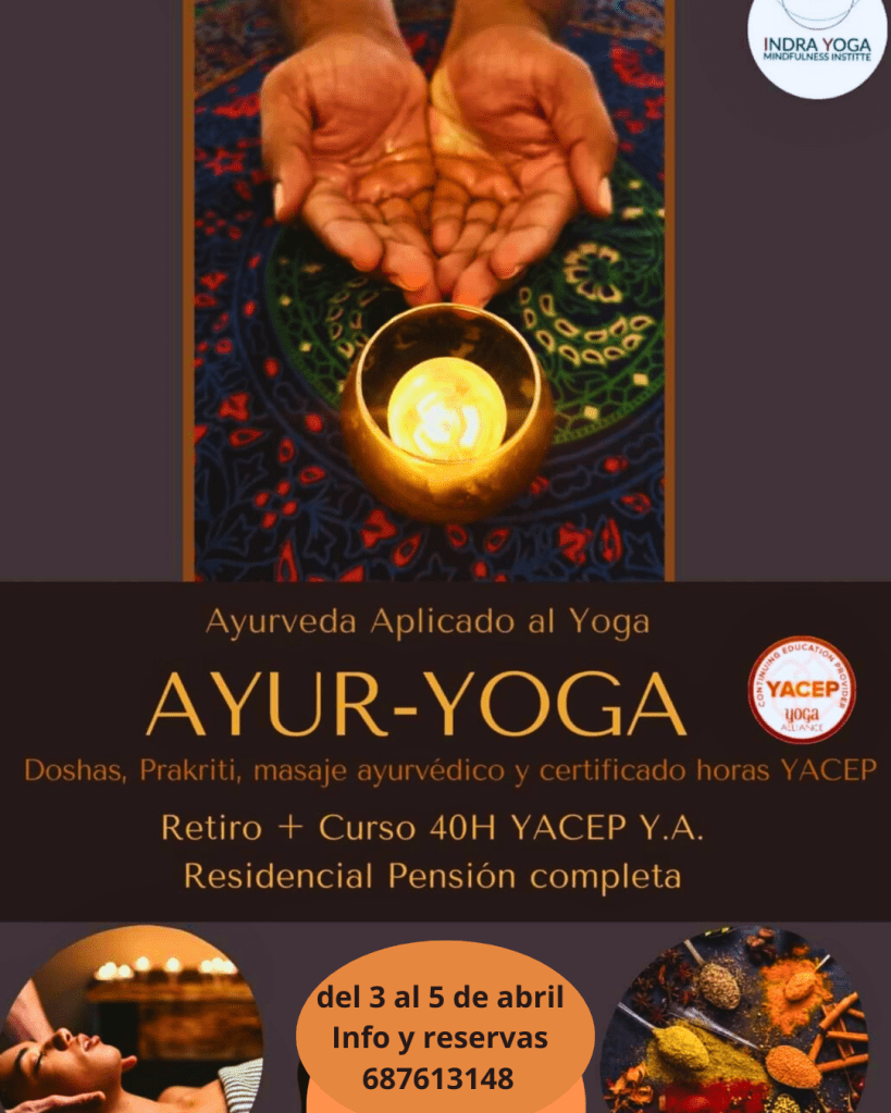 Retiro y curso Ayuryoga con Certificado 40 horas Yoga alliance